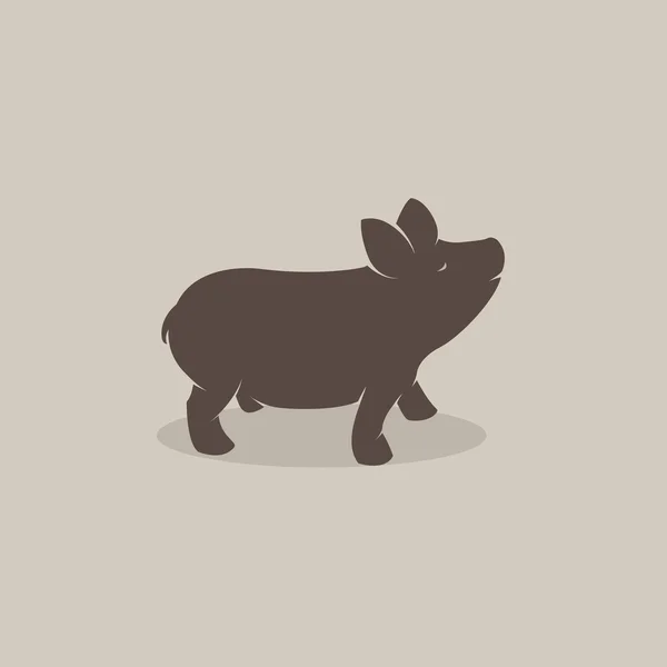 Vector image of an pig — Stock Vector