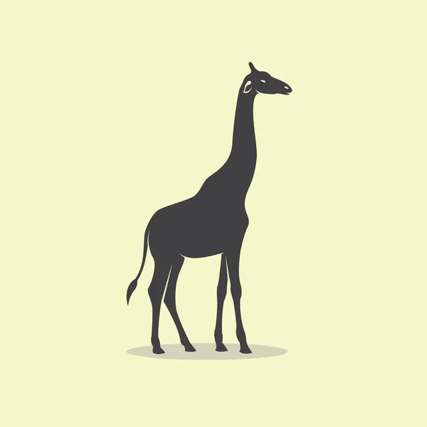 Bir zürafa tasarım vektör görüntü. — Stok Vektör