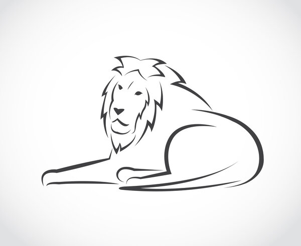 Векторное изображение льва
 