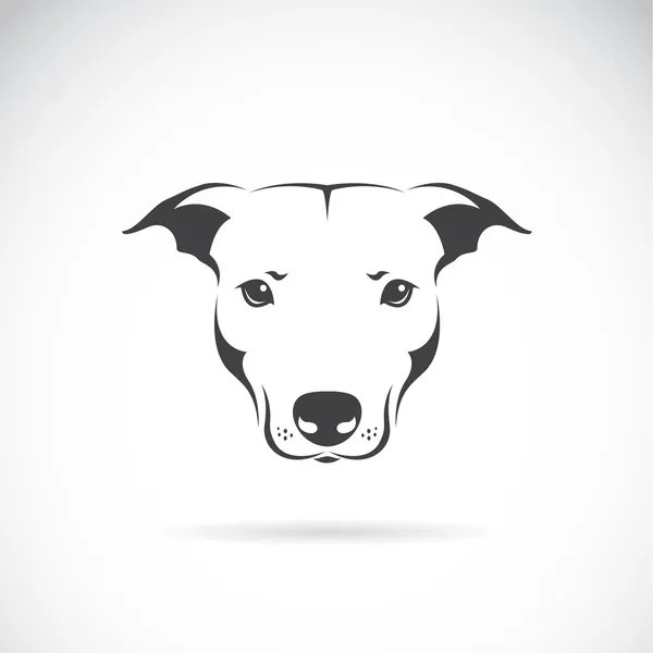 Immagine vettoriale di una testa di cane — Vettoriale Stock