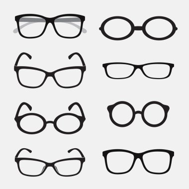 Vector group of an Glasses  clipart