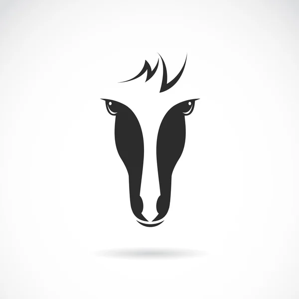 Imagen vectorial de una cara de caballo — Vector de stock