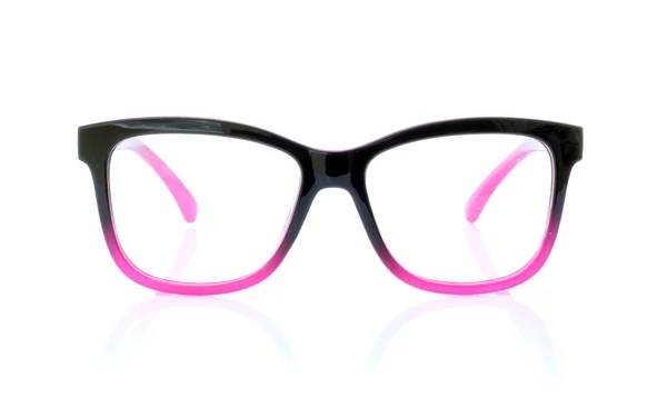아름 다운 안경 흰색 절연 — 스톡 사진
