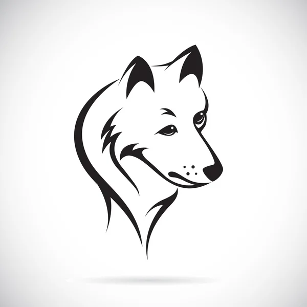 Vector εικόνες του κεφαλιού λύκος — Διανυσματικό Αρχείο