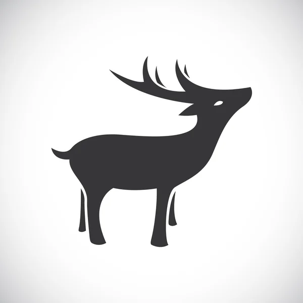 Vector image of deer design — Stock Vector