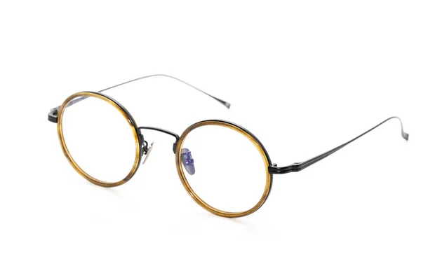 Afbeelding Van Moderne Modieuze Brillen Geïsoleerd Witte Achtergrond Brillen Brillen — Stockfoto