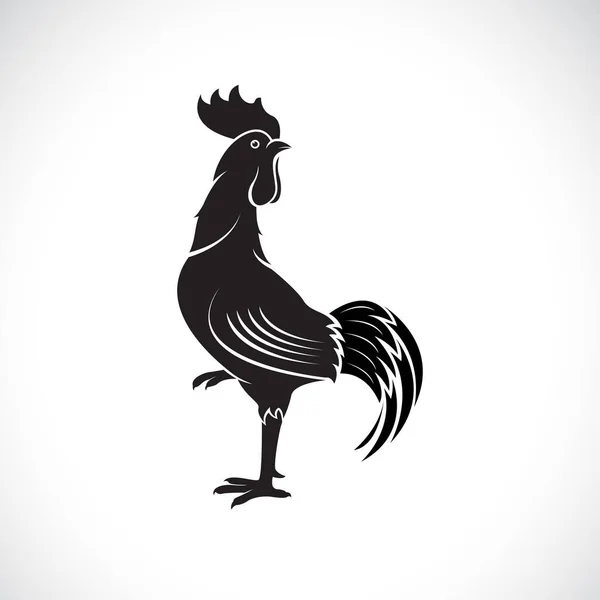 Vector Gallo Gallo Diseño Sobre Fondo Blanco Fácil Ilustración Vectores — Vector de stock