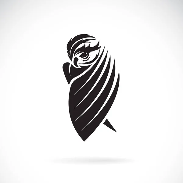 Vector Owl Design White Background Bird Animals Easy Editable Layered — Image vectorielle