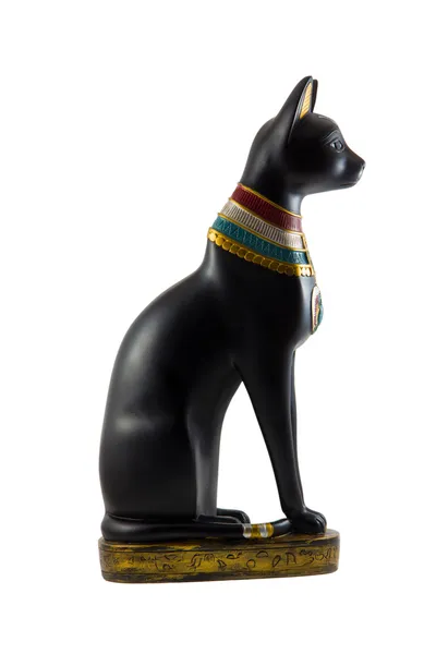 Egyptská kočka soška — Stock fotografie