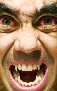 çirkin ve öfkeli zombi portrait.vampire portrait.horror vampir portre.