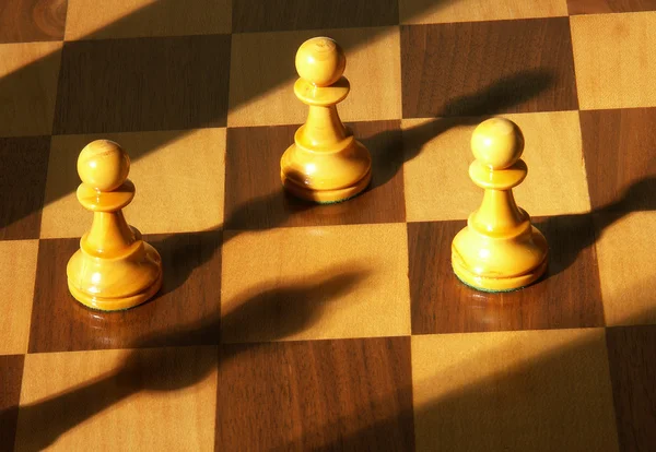 Geschäftsstrategie im Schach — Stockfoto