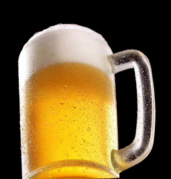 Ποτήρι φρέσκια μπύρα — Φωτογραφία Αρχείου