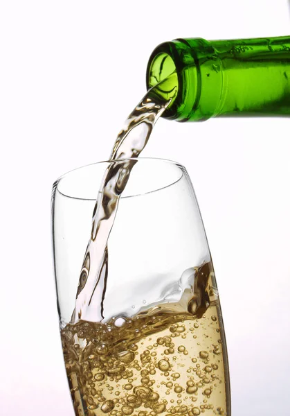 Pouring champagne — Stock Photo, Image