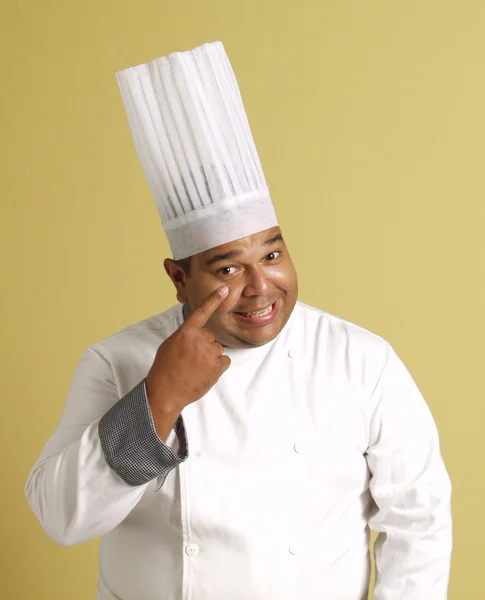 Portrait of a young hispanic chef — Stock Photo, Image