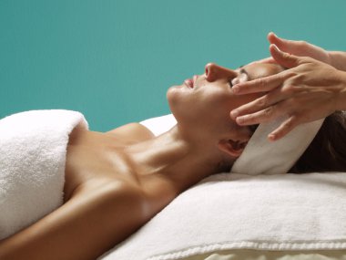 Latin kadın spa.