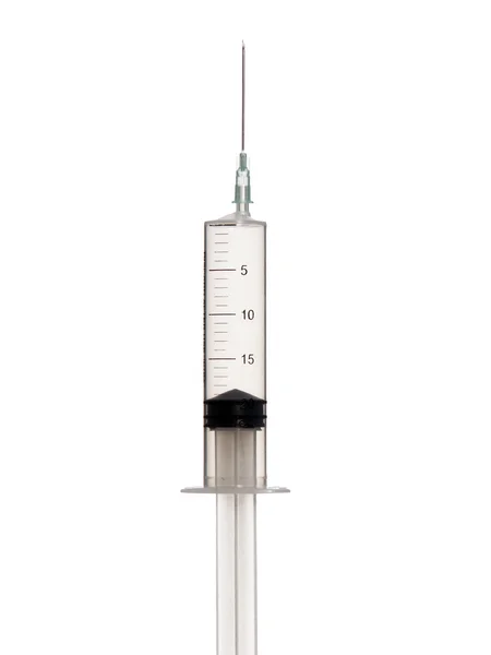 A syringe on white background. — Stock Photo, Image