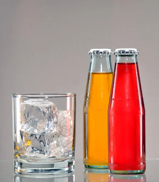Exotic red and orange drinks — Stock Photo, Image