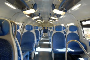 bir tren görünümünden içinde