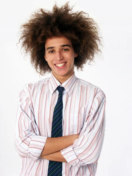 Retrato de hombre joven de negocios estilo particular . — Foto de Stock