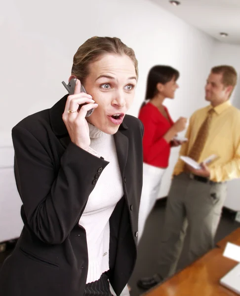 Business colleagues working in an office — Stock Photo, Image