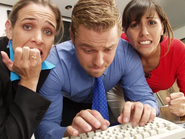 Ofiste çalışan iş arkadaşları