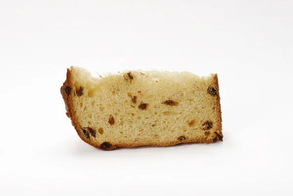 Christmas bread on white background — Stock Photo, Image