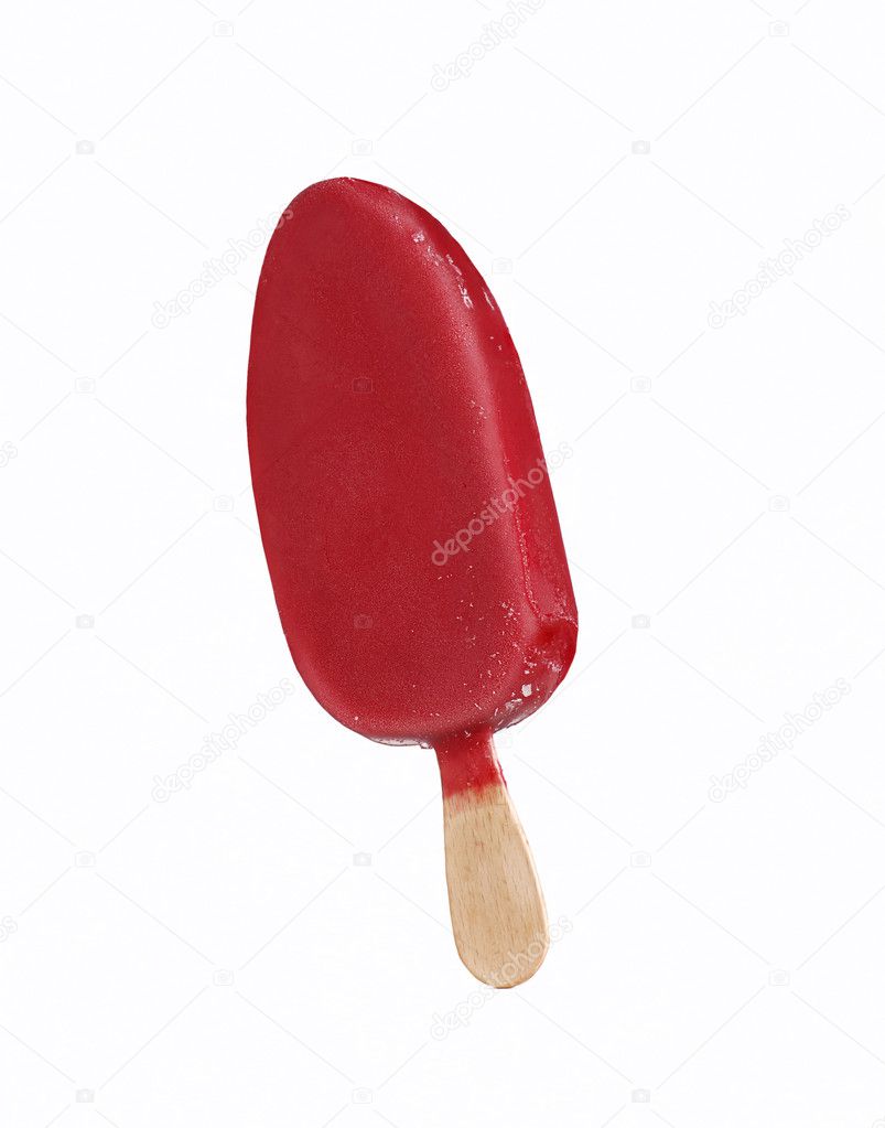 Strawberry ice cream pop Stock Photo by ©gosphotodesign 17059709