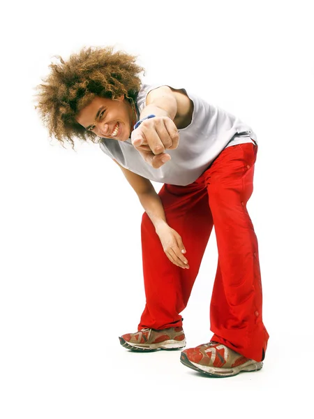 Particular style young man portrait — Stock Photo, Image