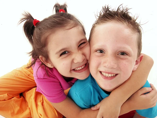 Feliz retrato de niños pequeños —  Fotos de Stock