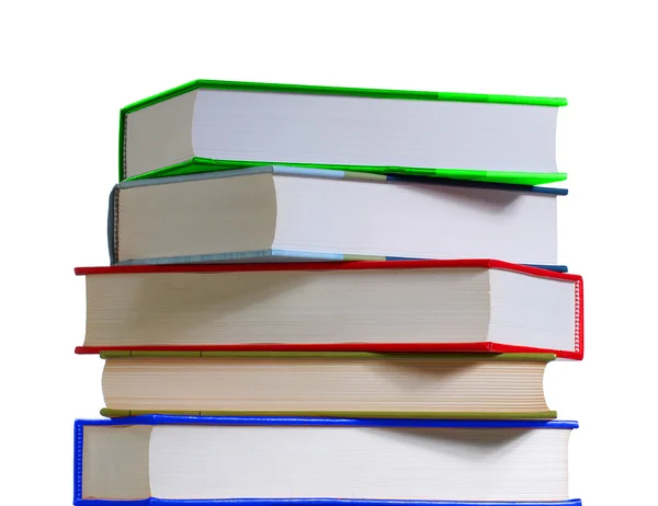 Books isolated on white — Stock Photo, Image
