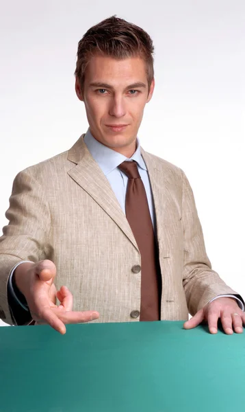 Young businessman agent — Stock Photo, Image