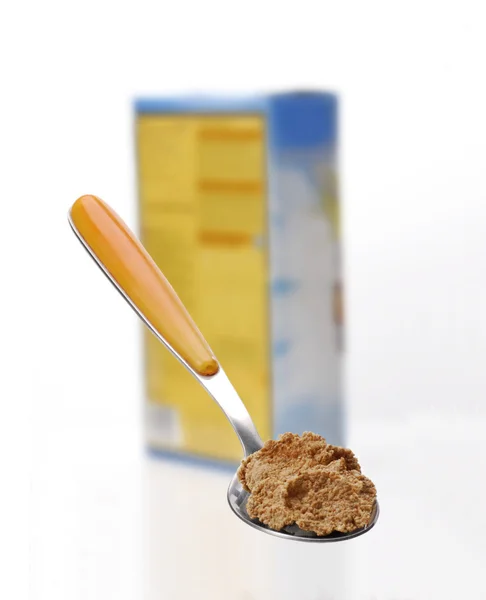 Spoon of cereal — Stock Photo, Image