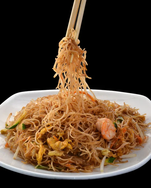 Chinesische Spaghetti — Stockfoto