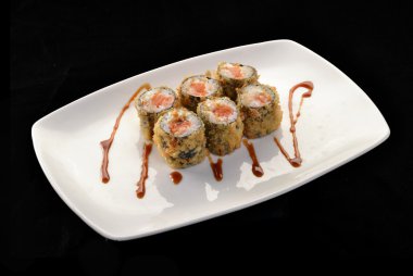 bir yemek suşi rulo