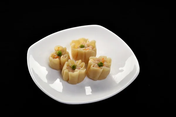 Čínské jídlo ravioli — Stock fotografie