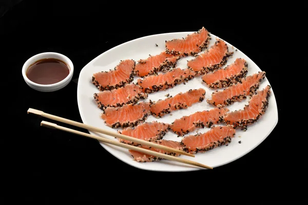 Sushi de filete de salmón — Foto de Stock