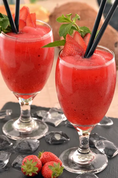 Bebida de cóctel daiquiri fresa — Foto de Stock