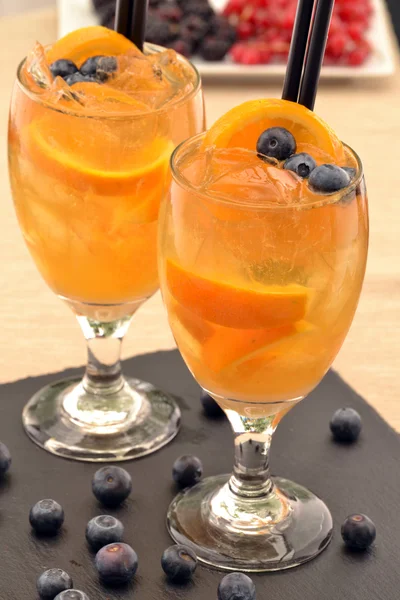 Orange cocktail drinks — Stock Photo, Image