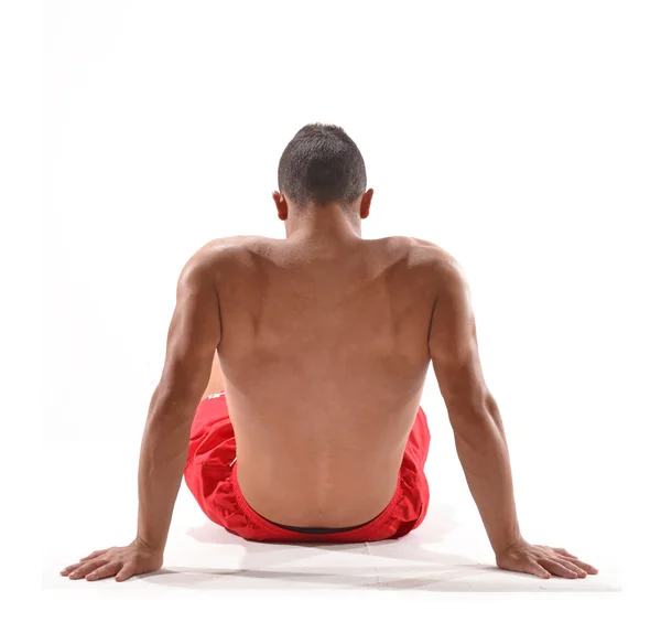 Healthy and fitness man back — Stock Photo, Image