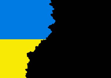 Ukrayna bayrağı savaş istilası kavramından yok edildi