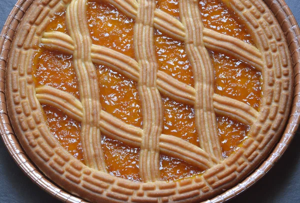 Персиковый Пирог — стоковое фото