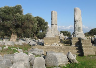 temenos Teos, Türkiye içinde tapınak Dionysos görüntüleyin