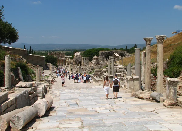 Promenade in Ephesus — Stock Photo, Image