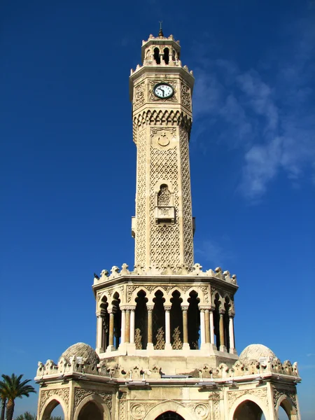 Wieża zegarowa (Saat Kulesi) w Izmir — Zdjęcie stockowe