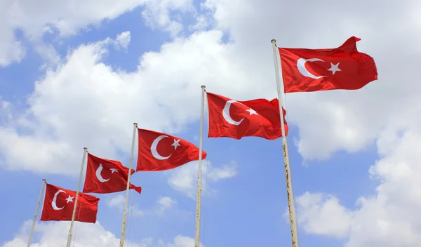 Banderas de Turquía —  Fotos de Stock