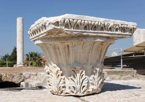 Korinthische Hauptstadt in der Agora — Stockfoto