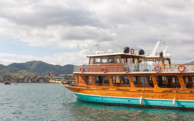 seyahat gemisi Marmaris'te