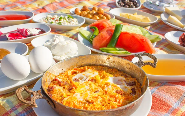 Śniadanie tureckie — Zdjęcie stockowe