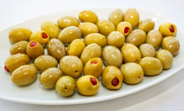 Фаршированные оливки — стоковое фото