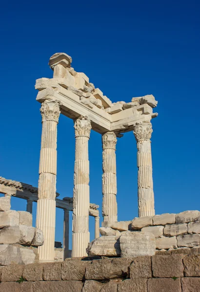 Columns in temple of Trajan — Stock Photo, Image